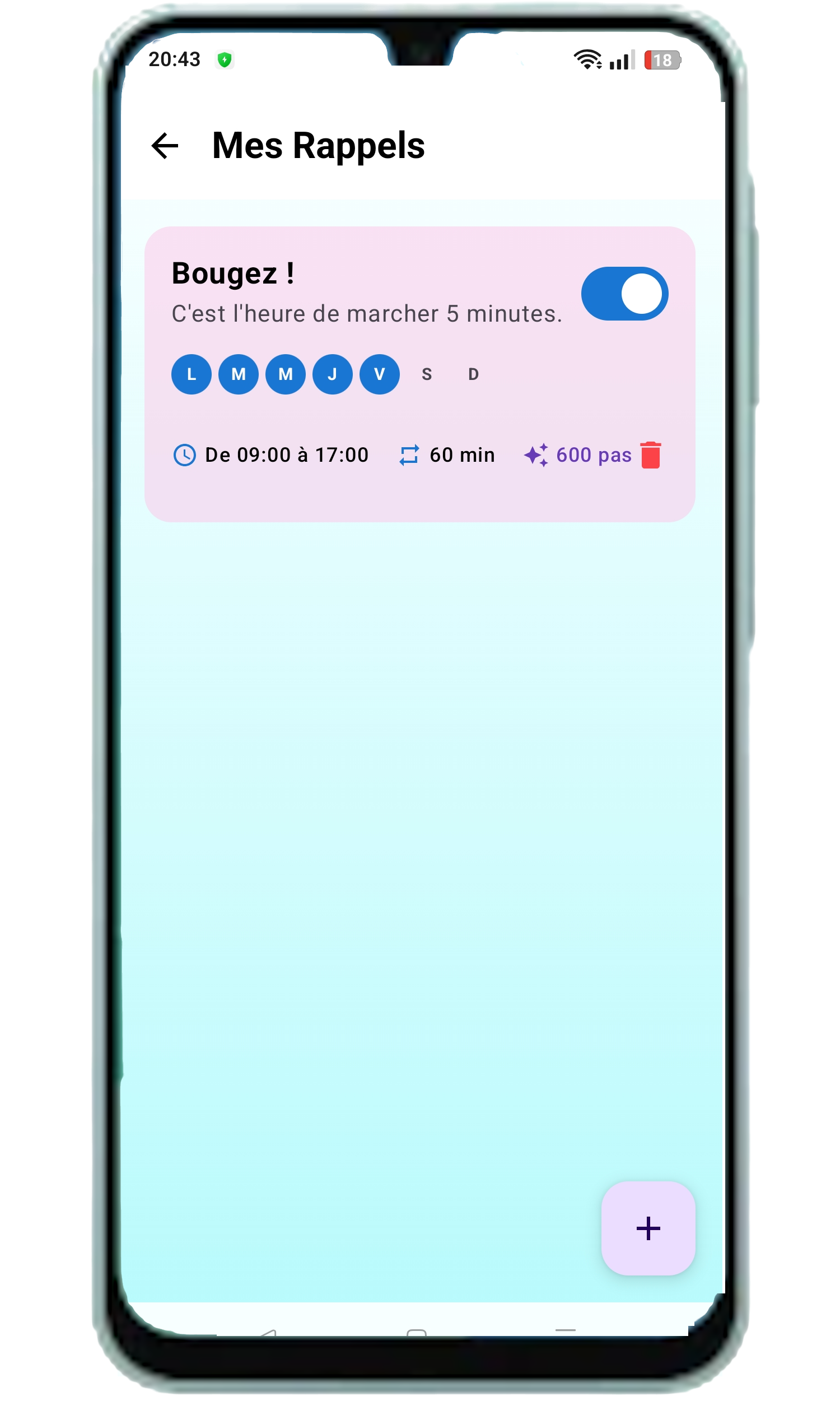 Notification de Ludimotion